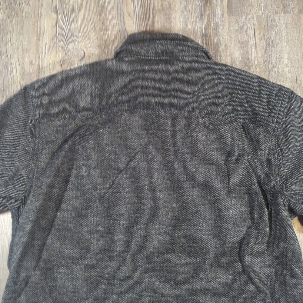 Genuine Dickies Shirt Mens Size Medium Heavyweight Tweed Grey Long Sleeve - Picture 13 of 15